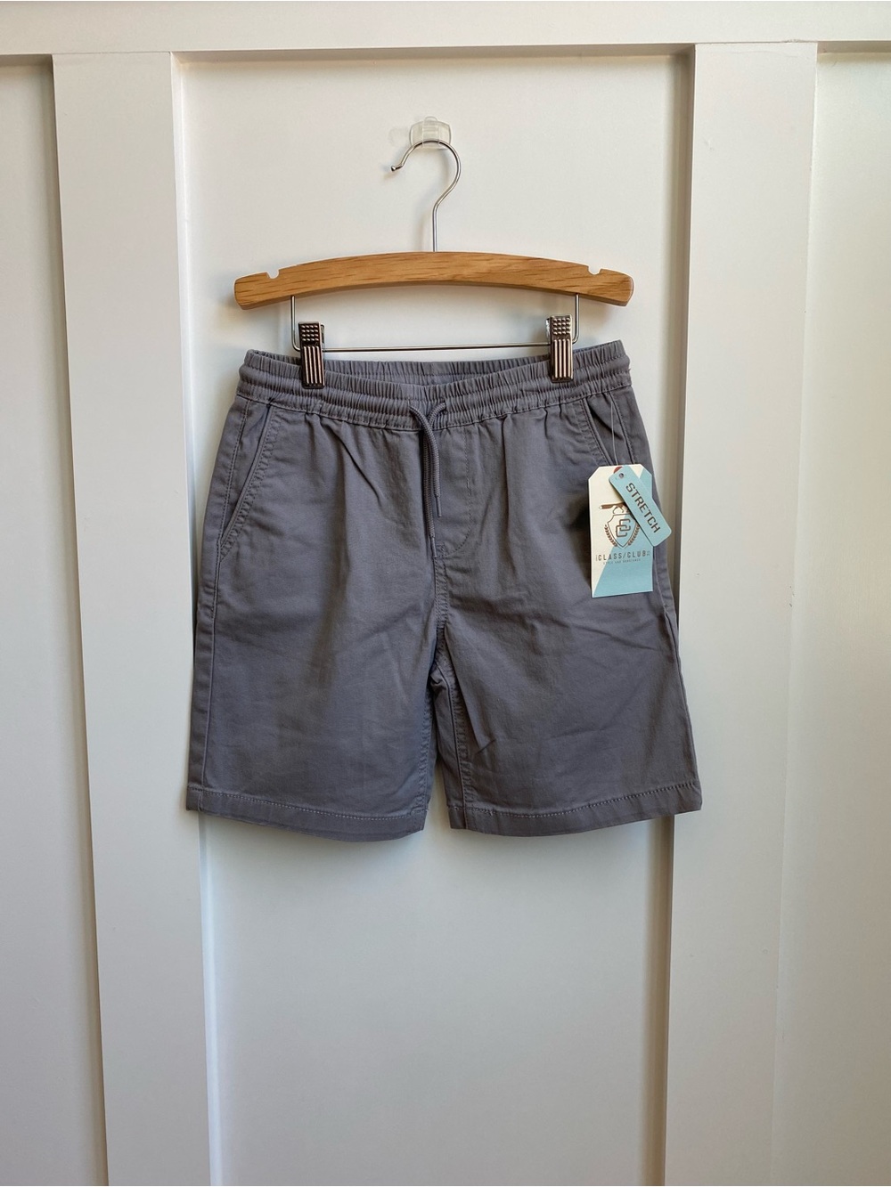 Class Club Boys Gray Stretch Shorts Size 6/7